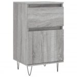 vidaXL Komody 2 ks sivý dub sonoma 40x35x70 cm kompozitné drevo – Obrázok 5