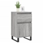 vidaXL Komody 2 ks sivý dub sonoma 40x35x70 cm kompozitné drevo – Obrázok 3