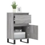 vidaXL Komody 2 ks sivý dub sonoma 40x35x70 cm kompozitné drevo – Obrázok 4