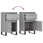 vidaXL Komody 2 ks sivý dub sonoma 40x35x70 cm kompozitné drevo – Obrázok 10