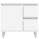 vidaXL Skrinka do kúpeľne biela 65x33x60 cm kompozitné drevo – Obrázok 5