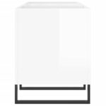 vidaXL Skrinka na platne lesklá biela 121x38x48 cm kompozitné drevo – Obrázok 5