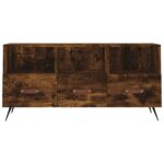 vidaXL TV skrinka dymový dub 102x36x50 cm kompozitné drevo – Obrázok 5