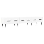 vidaXL TV skrinka, biela 150x36x30 cm, kompozitné drevo – Obrázok 2