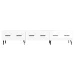 vidaXL TV skrinka, lesklá biela 150x36x30 cm, kompozitné drevo – Obrázok 5