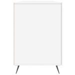 vidaXL Stôl lesklý biely 140x50x75 cm spracované drevo – Obrázok 7