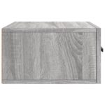 vidaXL Nástenné nočné stolíky 2 ks sivé sonoma 35x35x20 cm – Obrázok 8