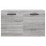 vidaXL Nástenná skrinka, sivá sonoma 60x36,5x35 cm, kompozitné drevo – Obrázok 5