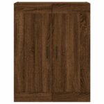 vidaXL Nástenná skrinka hnedý dub 69,5x34x90 cm kompozitné drevo – Obrázok 6