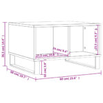 vidaXL Konferenčný stolík betónový sivý 60x50x36,5 cm spracované drevo – Obrázok 9