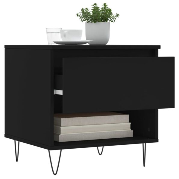 vidaXL Konferenčný stolík čierny 50x46x50 cm kompozitné drevo – Obrázok 4