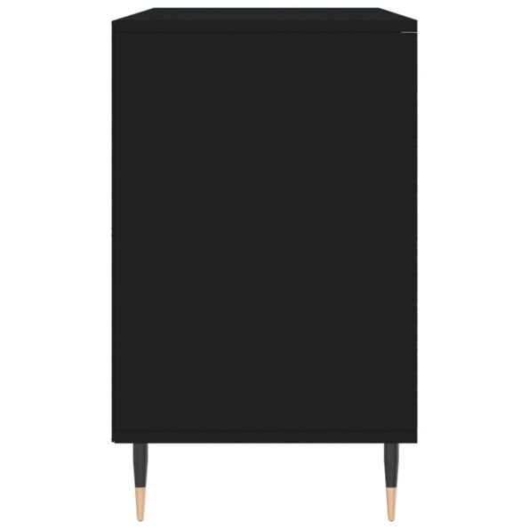 vidaXL Botník čierny 102x36x60 cm spracované drevo – Obrázok 5