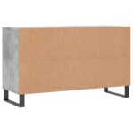 vidaXL Botník betónovo sivý 102x36x60 cm spracované drevo – Obrázok 6