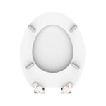 SCHÜTTE WC sedadlo WHITE drevené jadro – Obrázok 3