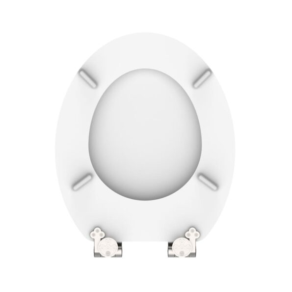 SCHÜTTE WC sedadlo WHITE drevené jadro – Obrázok 3