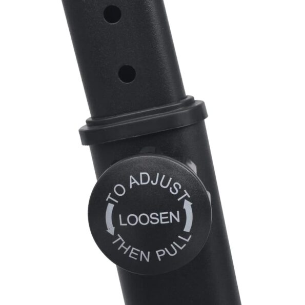 vidaXL Cyklotrenažér so snímačom pulzu, čierno červený – Obrázok 6