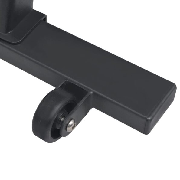 vidaXL Cyklotrenažér so snímačom pulzu, čierno červený – Obrázok 7