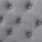 vidaXL Jedálenské stoličky 2 ks, svetlosivé, látka – Obrázok 2