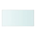 vidaXL Poličkový panel z priehľadného skla, 40x20 cm – Obrázok 2