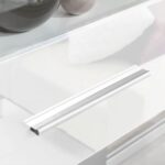 vidaXL 5-dielna obývacia/TV stena s LED osvetlením, biela – Obrázok 4