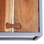 vidaXL Dvojdielna sada konferenčných stolíkov, masívne akáciové drevo – Obrázok 7