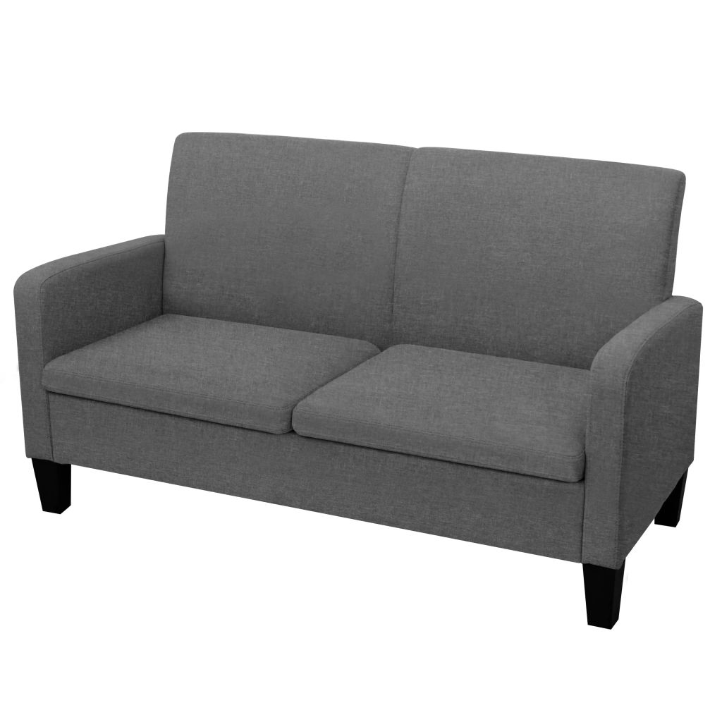 VXL8718475564621_a_en_hd_1.jpg vidaXL Dvojmiestna pohovka, 135x65x76 cm, tmavosivá – Obrázok 1