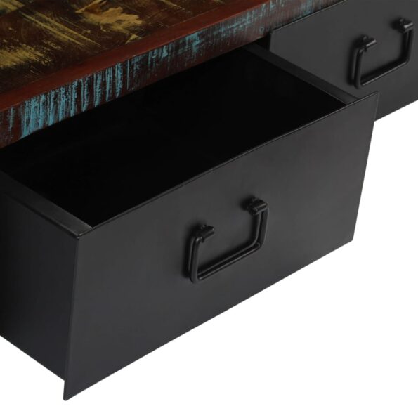 vidaXL Skrinka na TV recyklovaný masív 120x30x40 cm – Obrázok 6