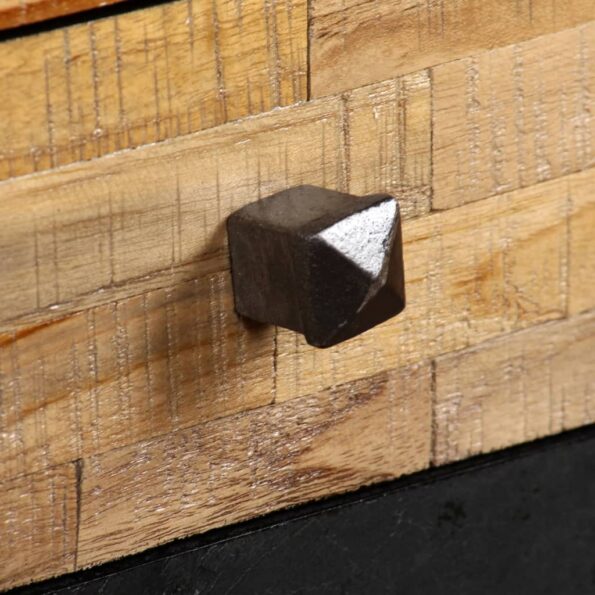 vidaXL Písací stôl z masívneho recyklovaného dreva, 110x50x76 cm – Obrázok 3