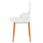 vidaXL Toaletný stolík so zrkadlom, MDF, 60x50x86 cm – Obrázok 11