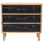 vidaXL Zásuvková skrinka masívne jedľové drevo 80x36x75 cm – Obrázok 5