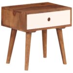 vidaXL Nočný stolík 45x30x45 cm masívne akáciaové drevo – Obrázok 12