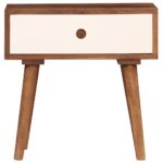 vidaXL Nočný stolík 45x30x45 cm masívne akáciaové drevo – Obrázok 3