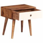 vidaXL Nočný stolík 45x30x45 cm masívne akáciaové drevo – Obrázok 4
