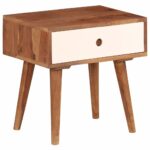 vidaXL Nočný stolík 45x30x45 cm masívne akáciaové drevo – Obrázok 9