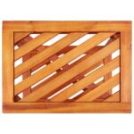 vidaXL Bočný stolík 45x33x45 cm masívne akáciové drevo – Obrázok 4