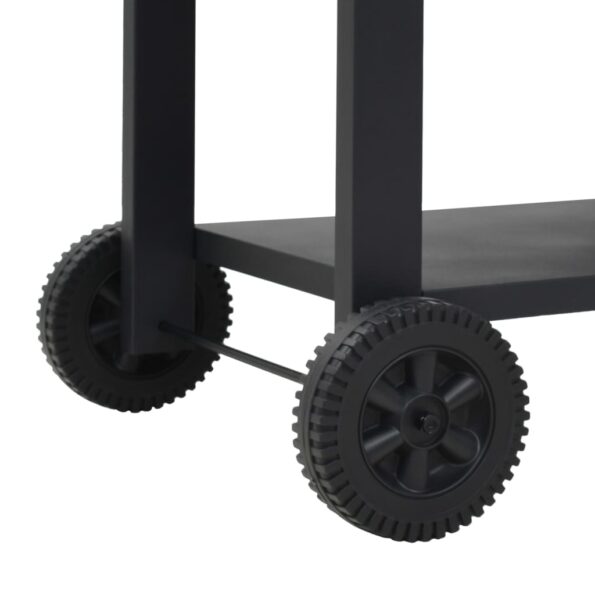 vidaXL Vonkašia pizza pec na drevené uhlie so šamotovým kameňom – Obrázok 8