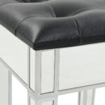 vidaXL Zrkadlový toaletný stolík so stoličkou, MDF a sklo – Obrázok 10