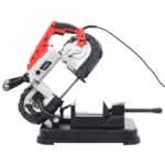 vidaXL Pásová píla so základňou a prenosným kufríkom oceľová – Obrázok 8