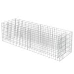 vidaXL Gabiónový vyvýšený záhon, pozinkovaná oceľ 180x50x50 cm – Obrázok 2