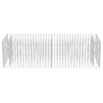 vidaXL Gabiónový vyvýšený záhon, pozinkovaná oceľ 180x50x50 cm – Obrázok 5