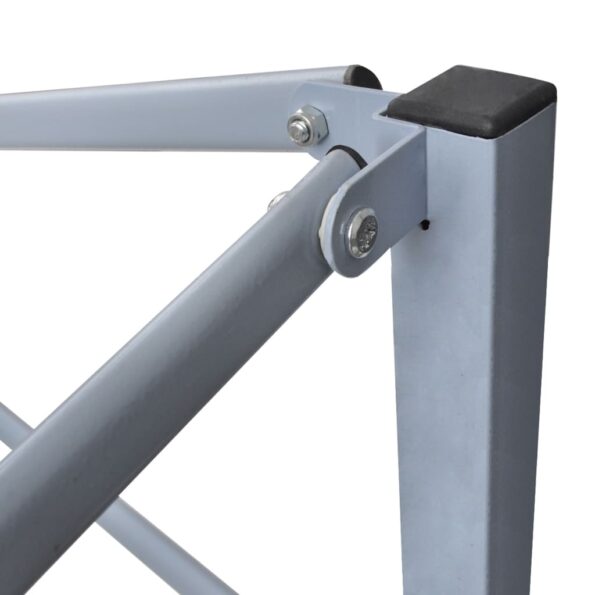 vidaXL Skladací stan s 2 stenami zelený 3x3 m – Obrázok 5