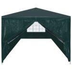 vidaXL Párty stan 3x9 m, zelený – Obrázok 3