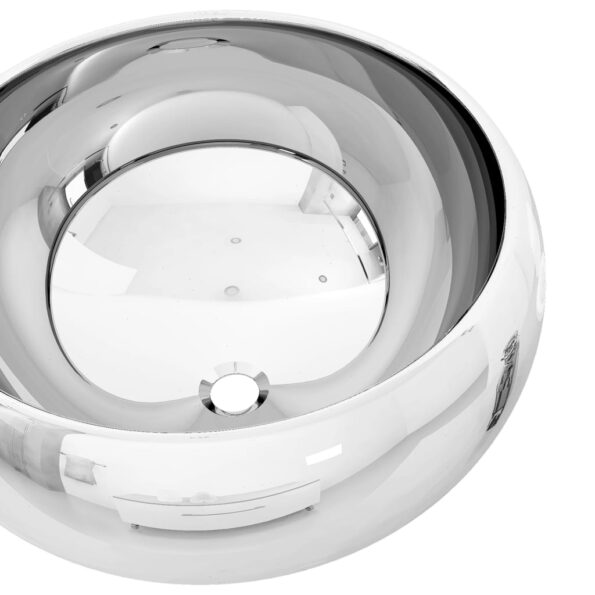 vidaXL Umývadlo 40x15 cm keramické strieborné – Obrázok 4