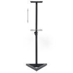 vidaXL Štúdiové stojany na reproduktory 2 ks čierne oceľové – Obrázok 4