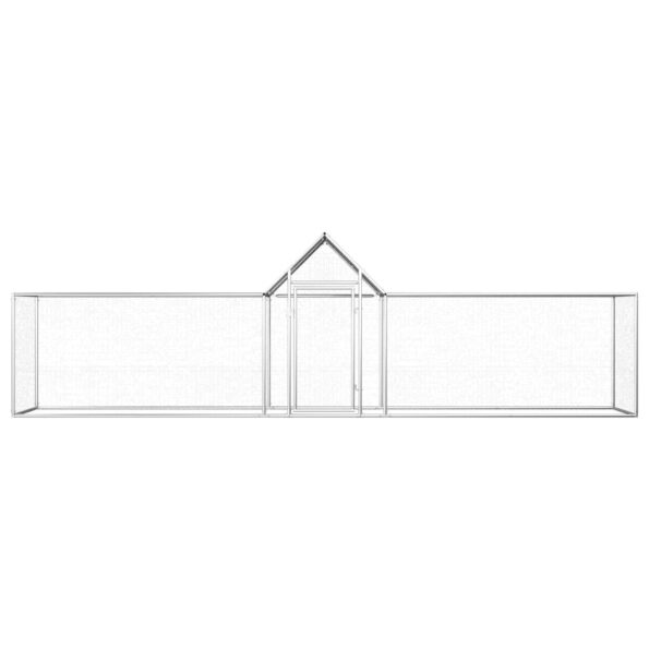 vidaXL Kurín 5x1x1,5 m, pozinkovaná oceľ – Obrázok 2