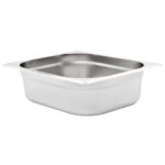 vidaXL Gastronádoby 4 ks, GN 1/2, 100 mm, nehrdzavejúca oceľ – Obrázok 3