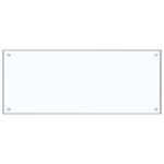 vidaXL Kuchynská zástena, priehľadná 100x40 cm, tvrdené sklo – Obrázok 2