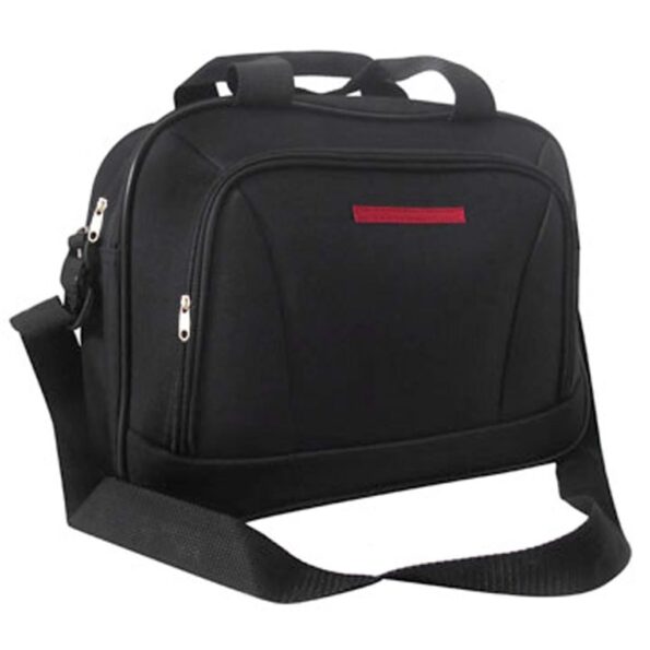 vidaXL Päť-dielna súprava batožiny, čierna – Obrázok 4