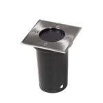 vidaXL Vonkajšie podlahové svietidlá 12 ks, štvorcové – Obrázok 3