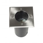 vidaXL Vonkajšie podlahové svietidlá 12 ks, štvorcové – Obrázok 4